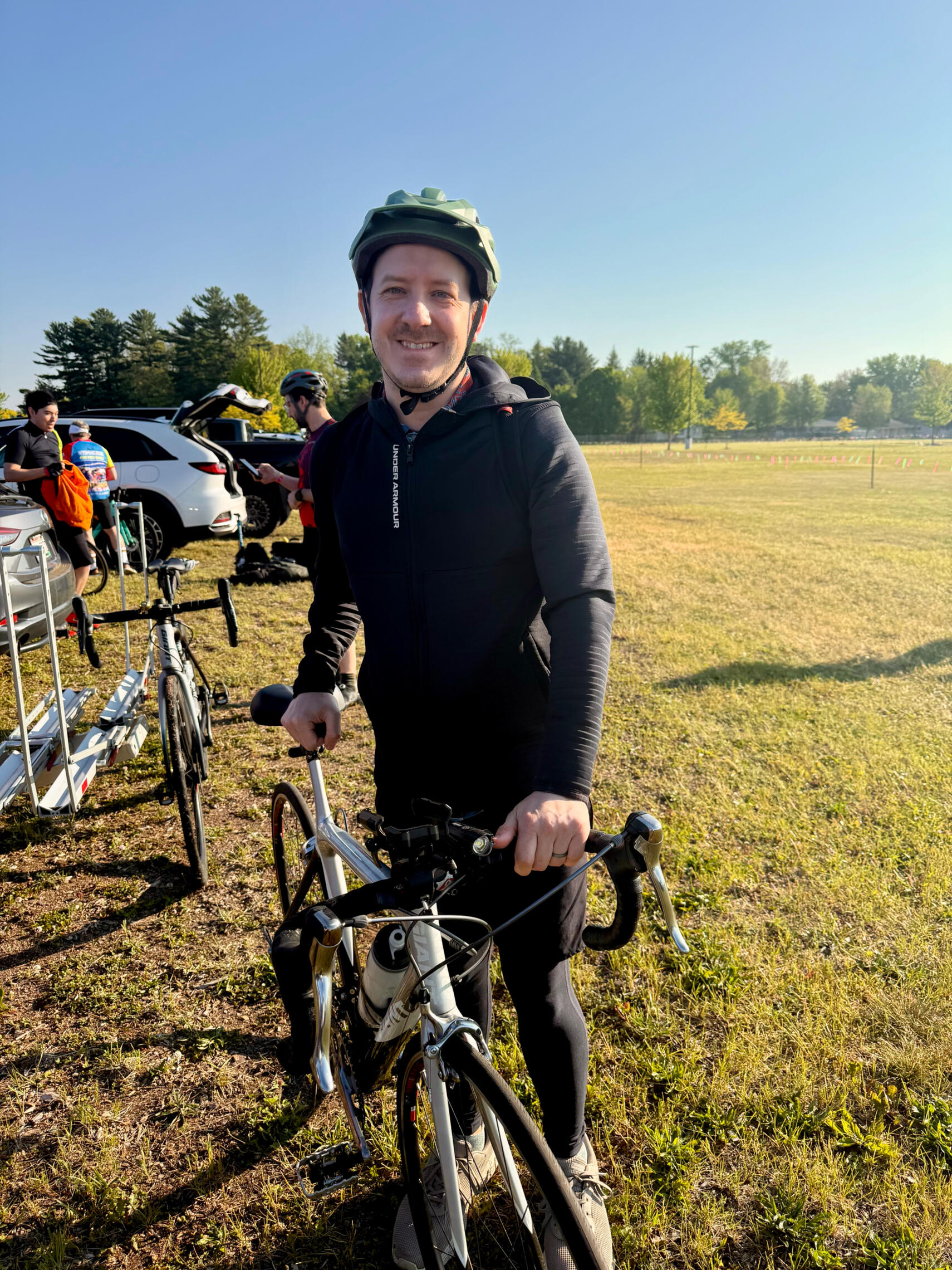fifty miles, sore legs, and a cold shower fifty miles, sore legs, and a cold shower